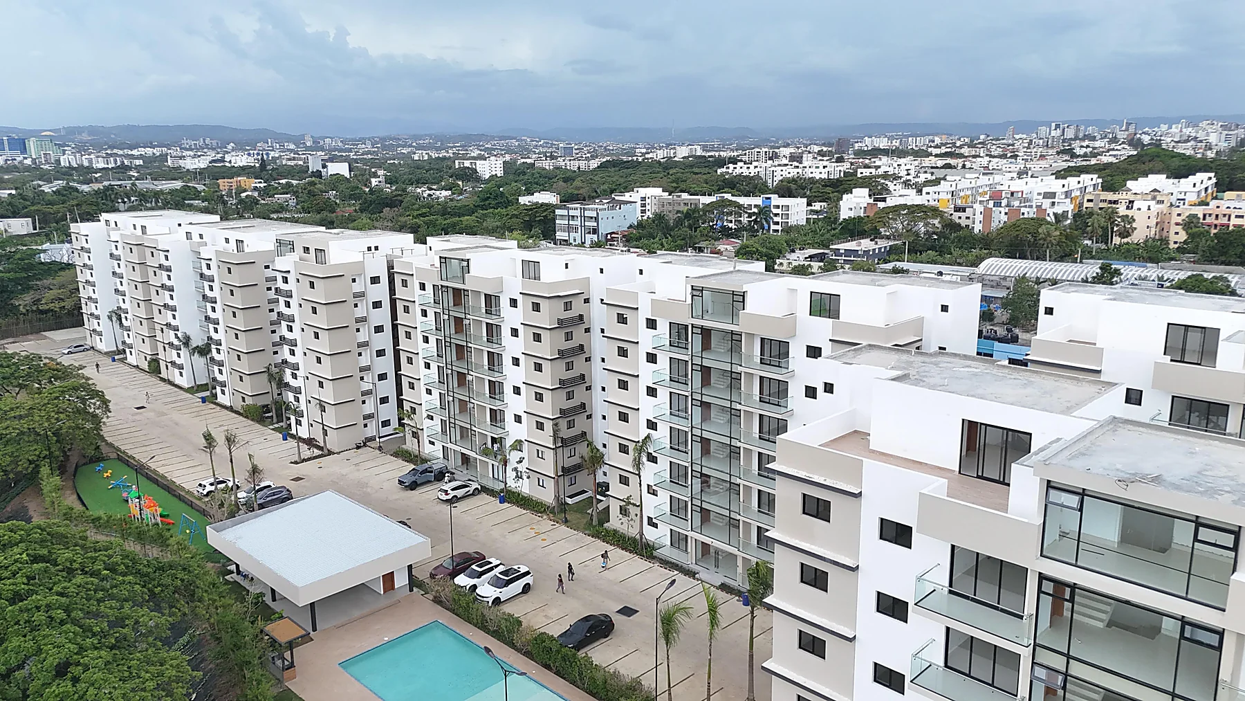Vista aérea del conjunto Torre Real X